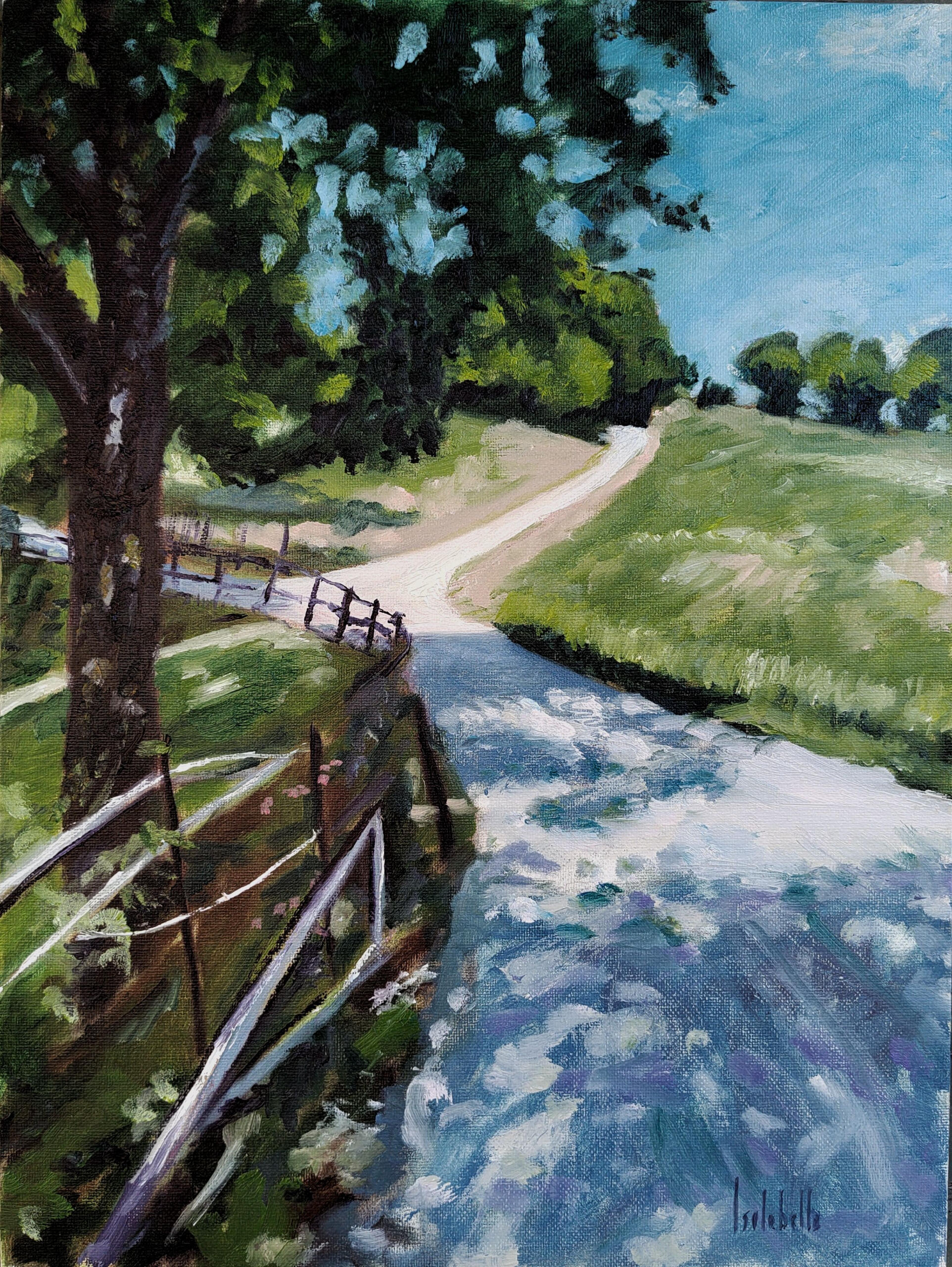 🔴 MULATTIERA - 30x40 cm oil on canvas board